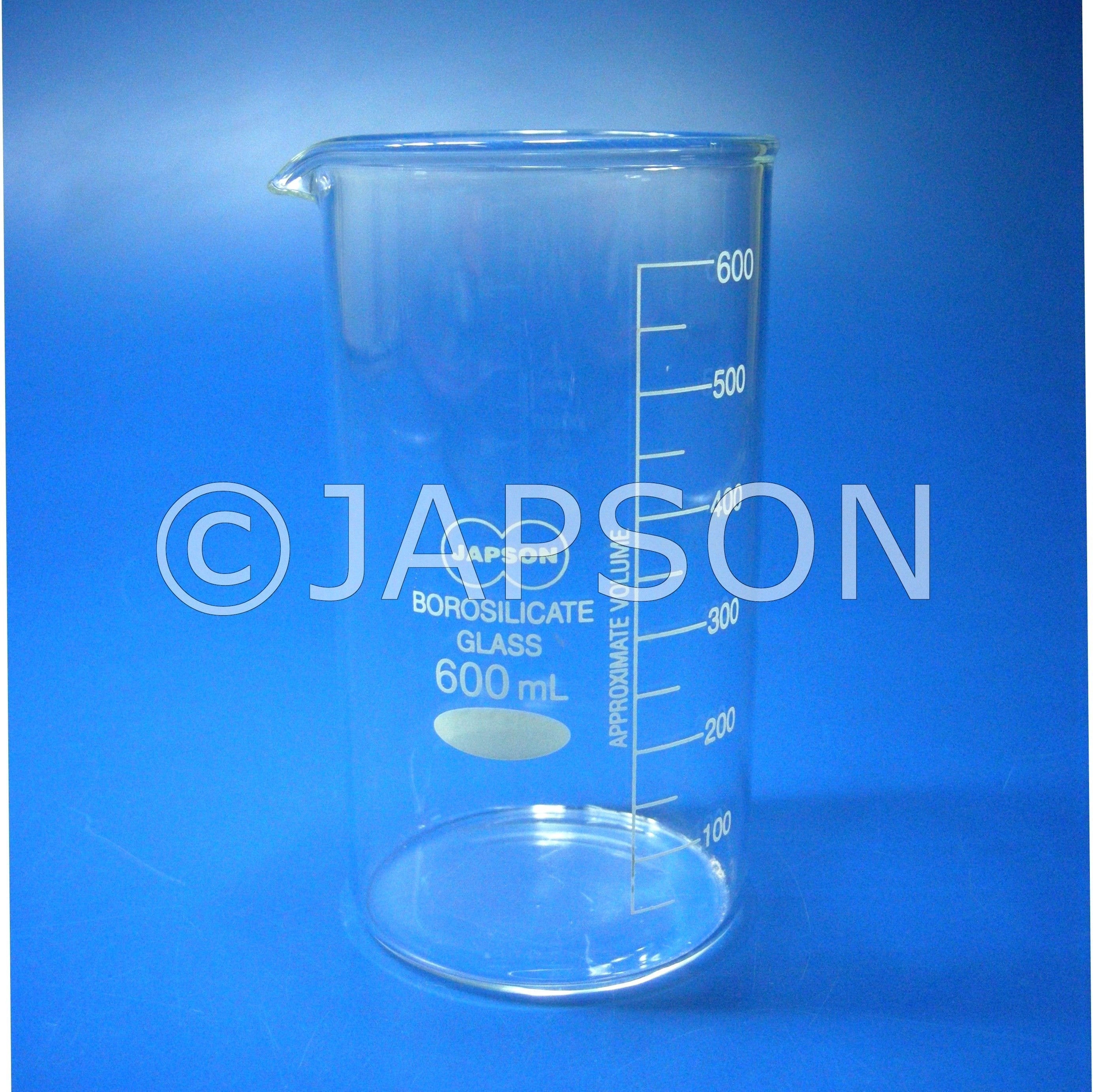 Beaker, Tall Form, Borosilicate Glass Beaker, Tall Form, Borosilicate Glass